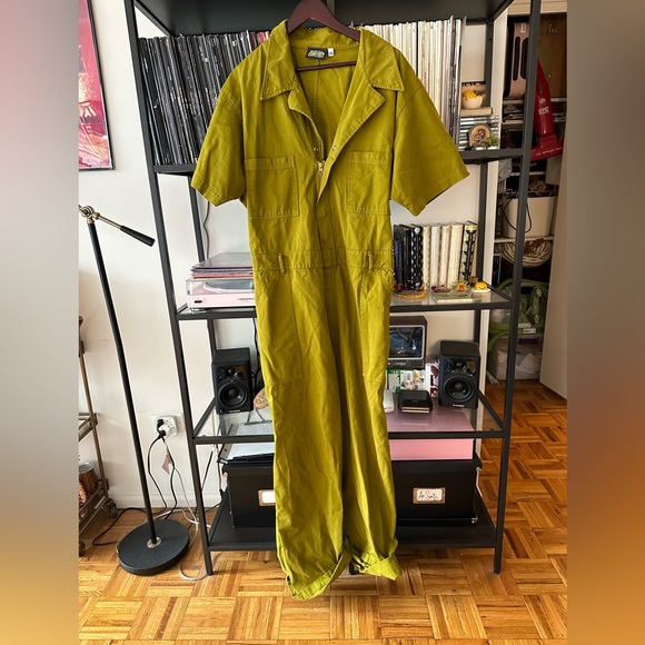 Big Bud Press 3XL olive green short sleeve jumpsuit - FITS LIKE A 2X - Picture 3 of 5